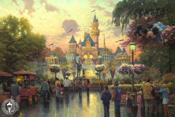 Disneyland 50th Anniversary 18x27 GP #210