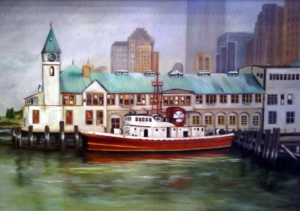 Ship at Battery Park